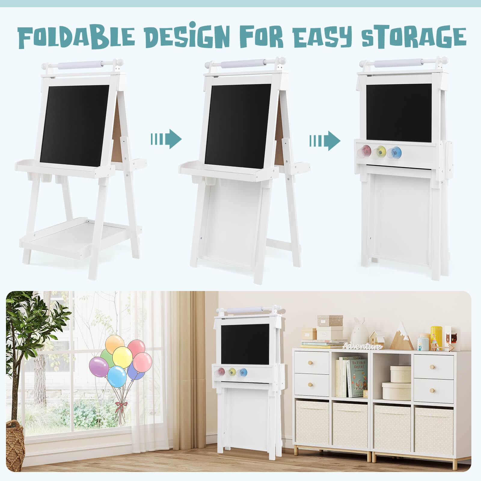 FOLDABLE DESIGN FOR EASY STORAGE