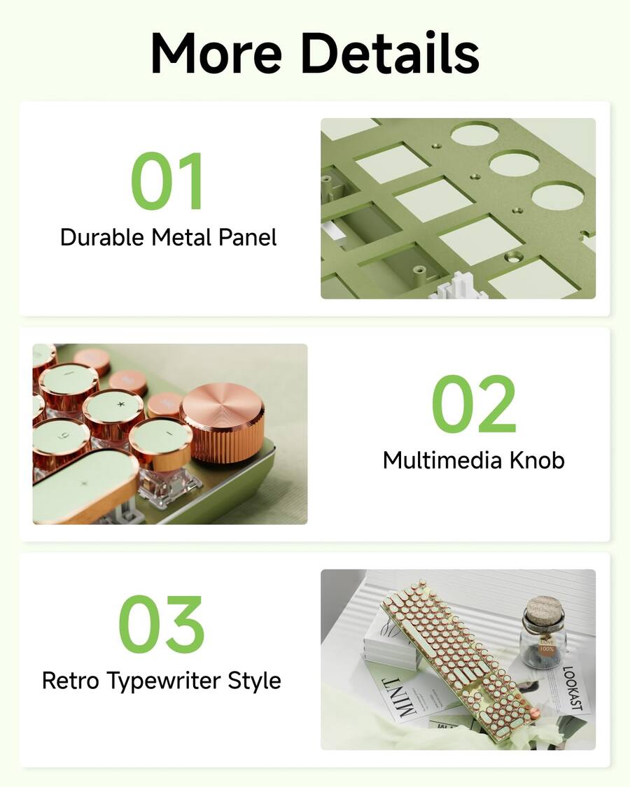 Compressed Window Keyboards Empire DigiLabs Eweadn Typewriter Style Mechanical Wired Keyboards ...