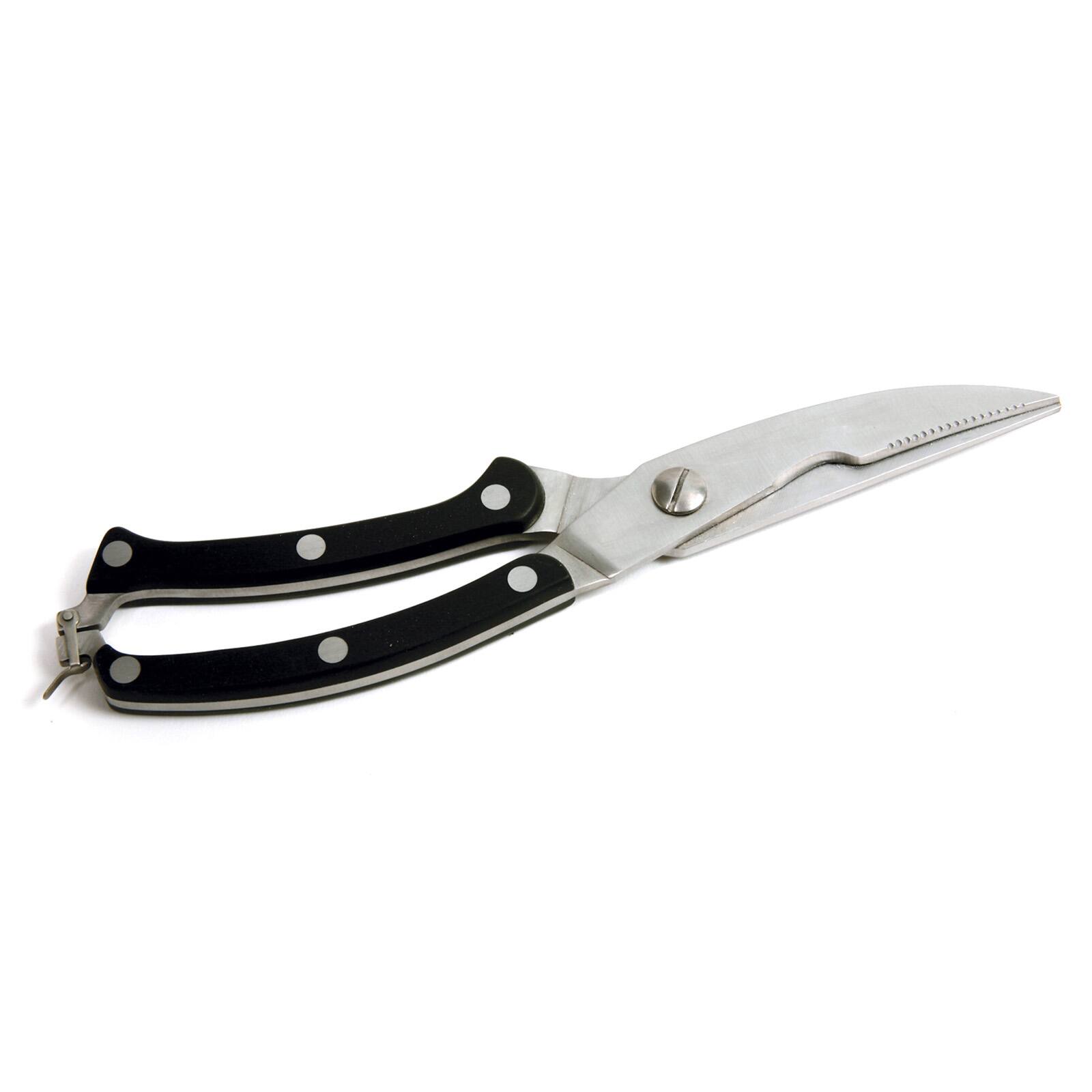 Front. Norpro - Professional Poultry Shears, 5.25-Inch Blade, Black - Black.