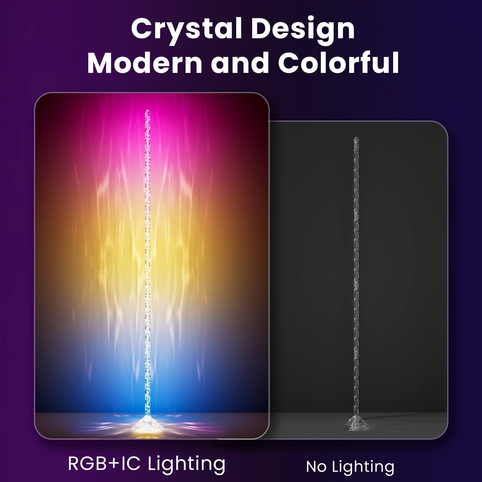 Crystal Design Modern and Colorful

RGB+IC Lighting

No Lighting