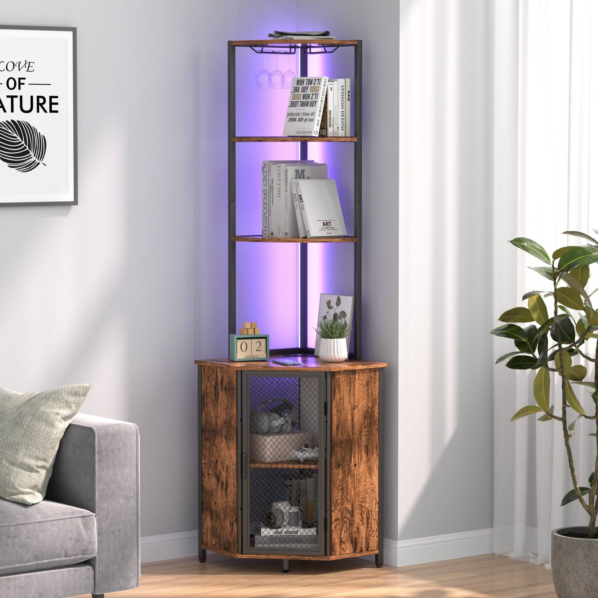 Brown With Socket&Light