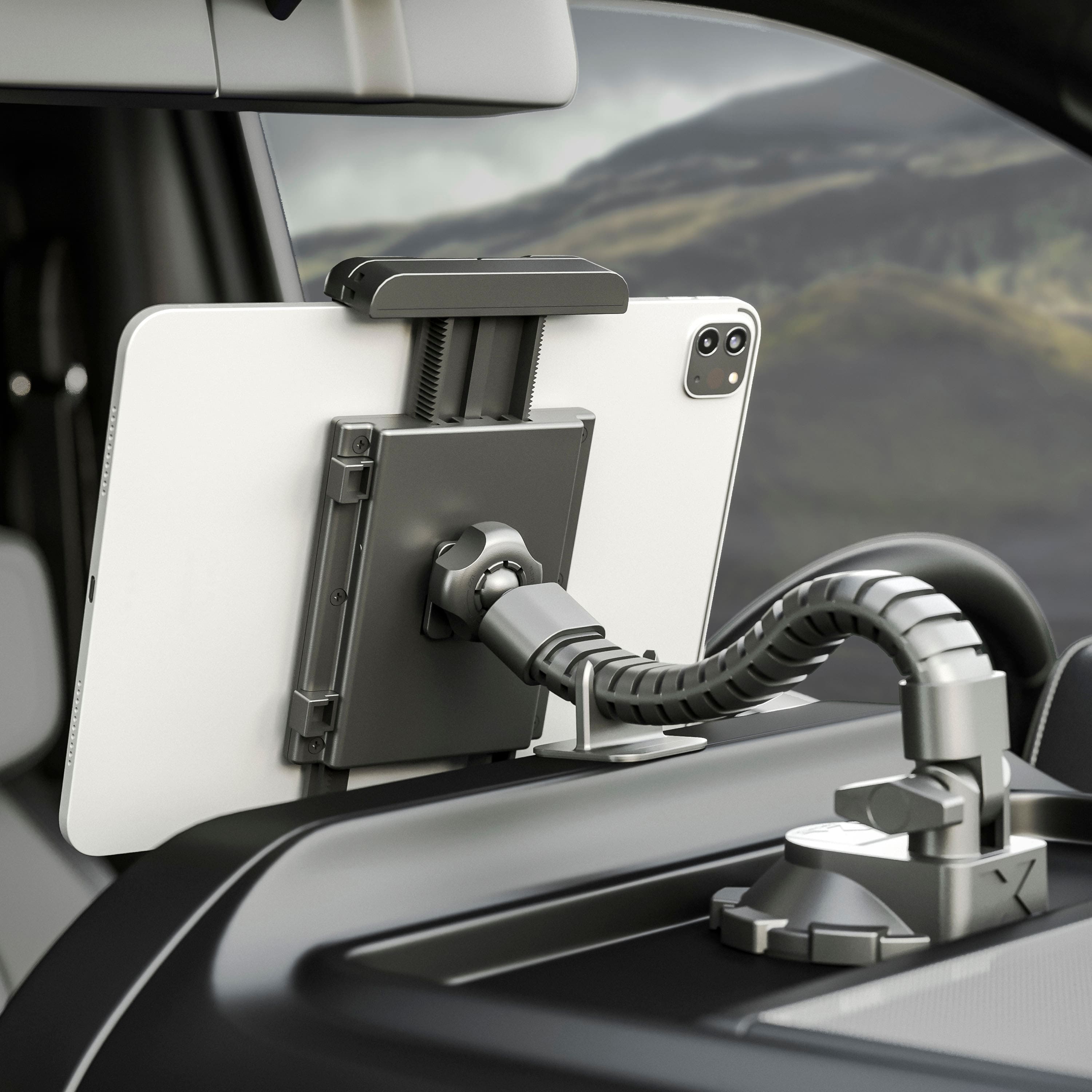 Alt View 26. Bracketron - HD Tablet Flex Mount - Black.