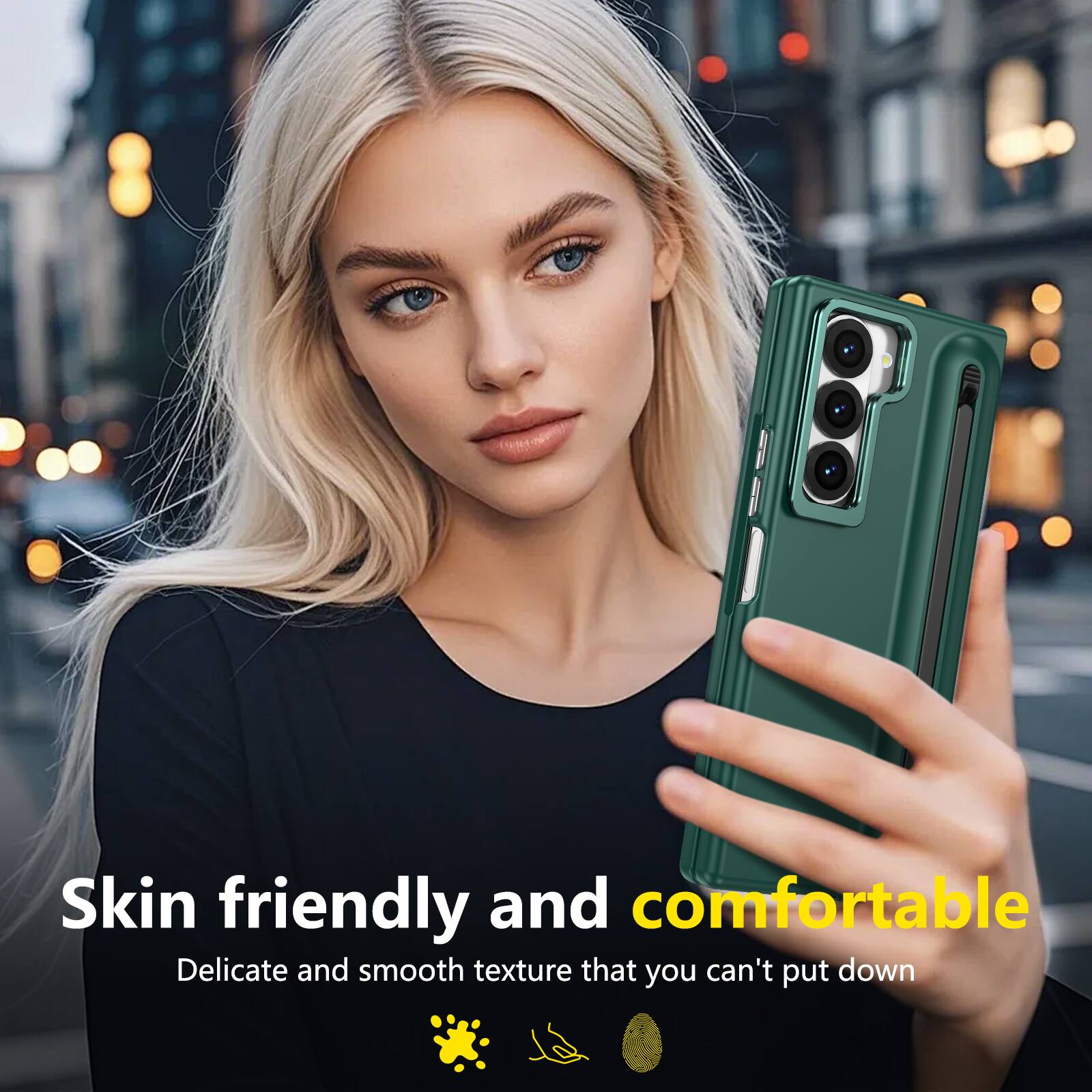 Skin friendly and comfortable  
Delicate and smooth texture that you can't put down