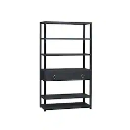 Liberty Furniture Industries - East End Accent Bookcase in Wirebrushed Denim - Blue