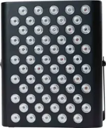 Lifepro - Red Light Therapy Panel – Near Infrared for Pain, Inflammation & Skin Health, 60 LEDs to Improve Circulation - Black - Front_Zoom