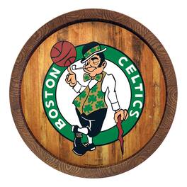 The Fan-Brand - Boston Celtics 20.25'' Faux Barrel Top Sign - Multicolor