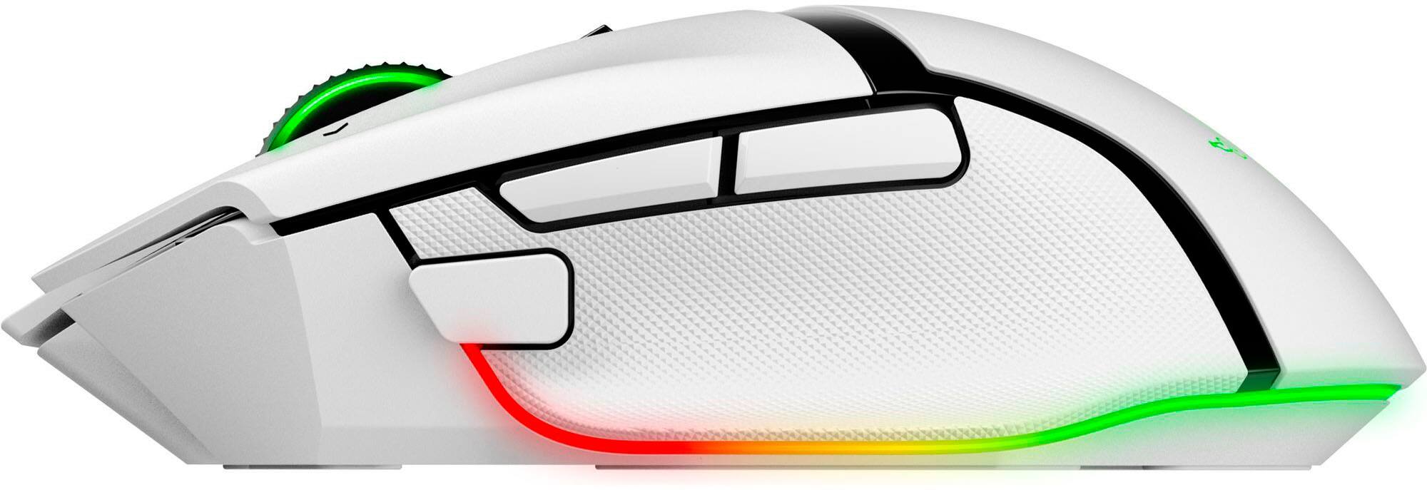 Alt View 14. Razer - Basilisk V3 Pro Optical Gaming Mouse with HyperScroll Tilt Wheel - White.