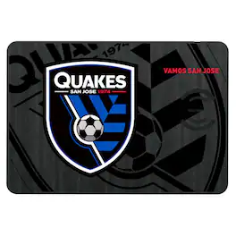 Keyscaper - San Jose Earthquakes Mono Tilt Logo Wireless Charger & Mouse Pad - Multicolor