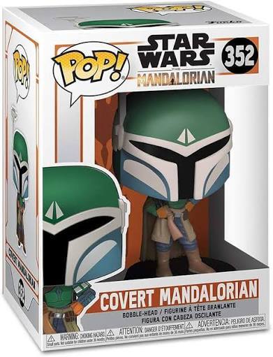 Funko Pop! Star Wars The Mandalorian Covert Mandalorian #352 Vinyl Figure