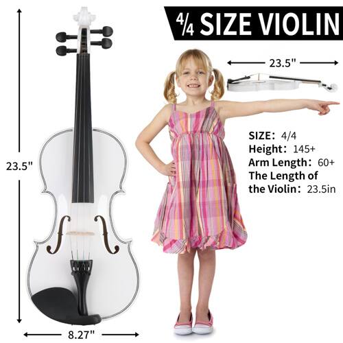 4/4 SIZE VIOLIN

23.5" 23.5" 8.27"

SIZE: 4/4
Height: 145+
Arm Length: 60+
The Length of the Violin: 23.5in