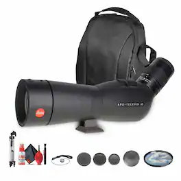 Leica - APO-Televid 25-50x65mm Spotting Scope (Angled Viewing) + Tripod + BackPack - Bundle