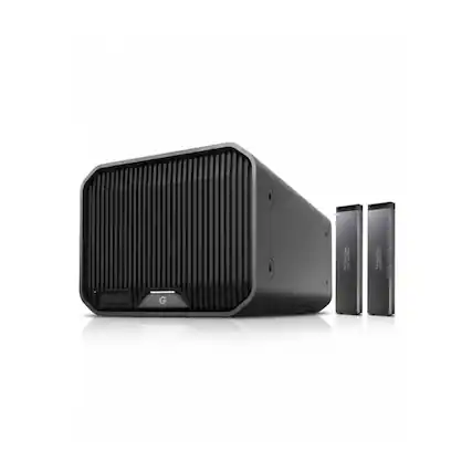 Front. SanDisk Professional - SanDisk Professional G-Raid Project 2 16TB HDD and PRO-BLADE Mag 1TB SSD Bundle.