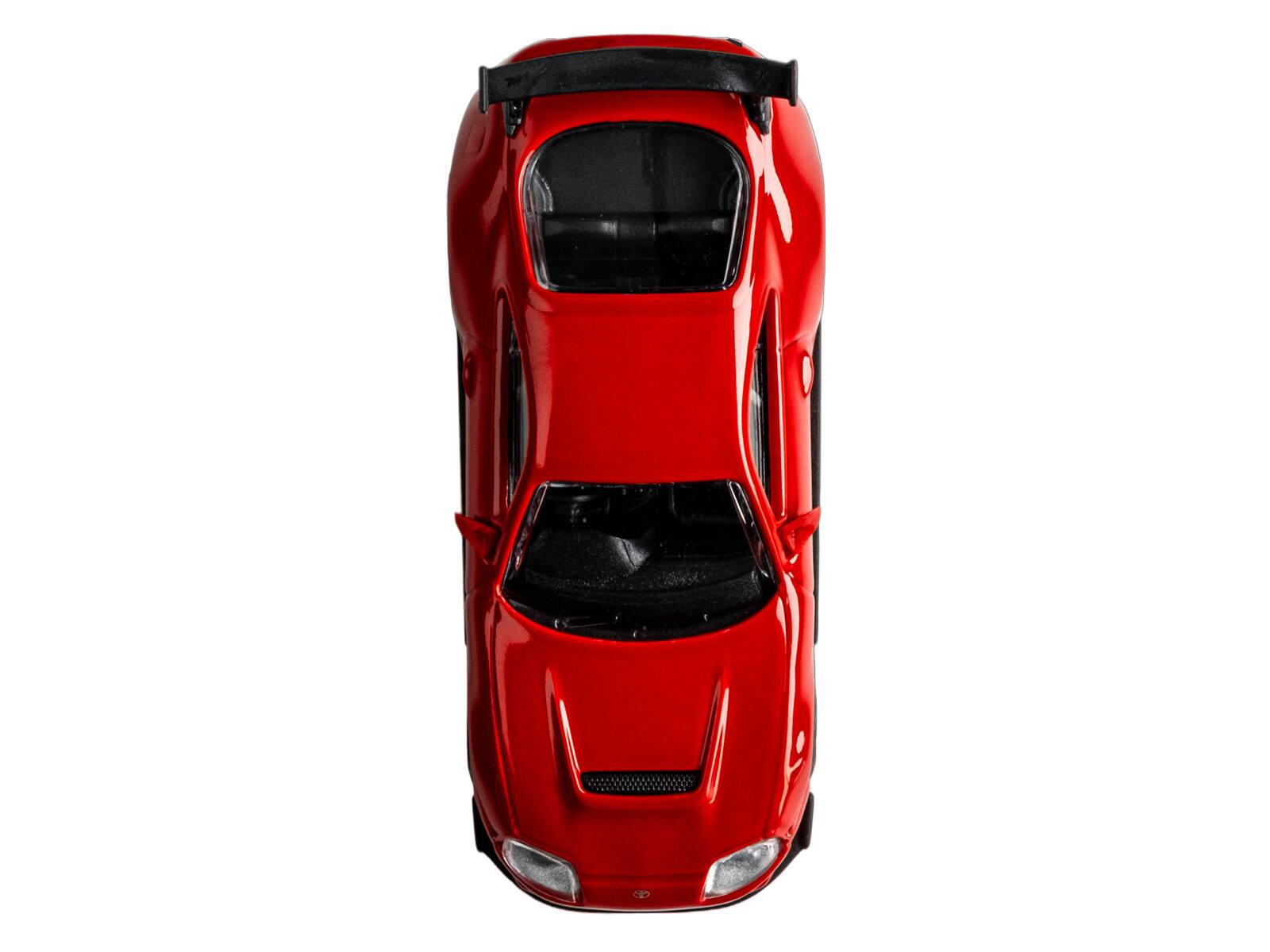 Alt View 2. Majorette - 1995 Toyota Supra RHD (Right Hand Drive) Red "Collection" Series 1/64 Diecast Model Car by Majorette.