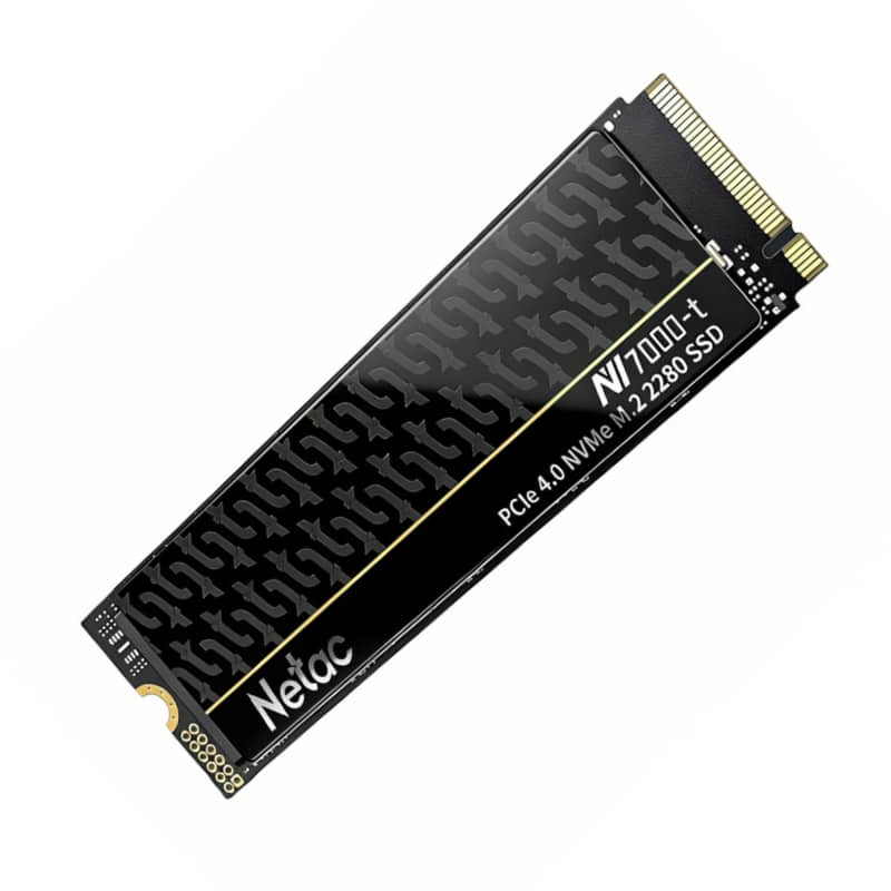 Netac - NV7000-t 4TB M.2 NVMe PCIe 4.0 x4 Internal SSD – Up to 7300MB/s Read, Advanced Thermal Control, PS5 Compatible