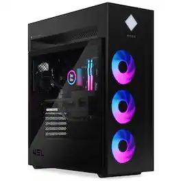 HP - Refurbished Excellent - OMEN 45L GT22-3000I Intel Ultra 7 265K 3.3 GHz 32GB DDR5 1TB SSD NVIDIA GeForce RTX 5070 Windows 11 Home Gaming Desktop - Black