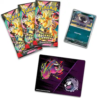 Pokemon TCG: Mega Evolution - Ascended Heroes Tech Sticker Collection - Gastly Pokemon TCG: Mega Evolution - Ascended Heroes Tech Sticker Collection - Gastly
