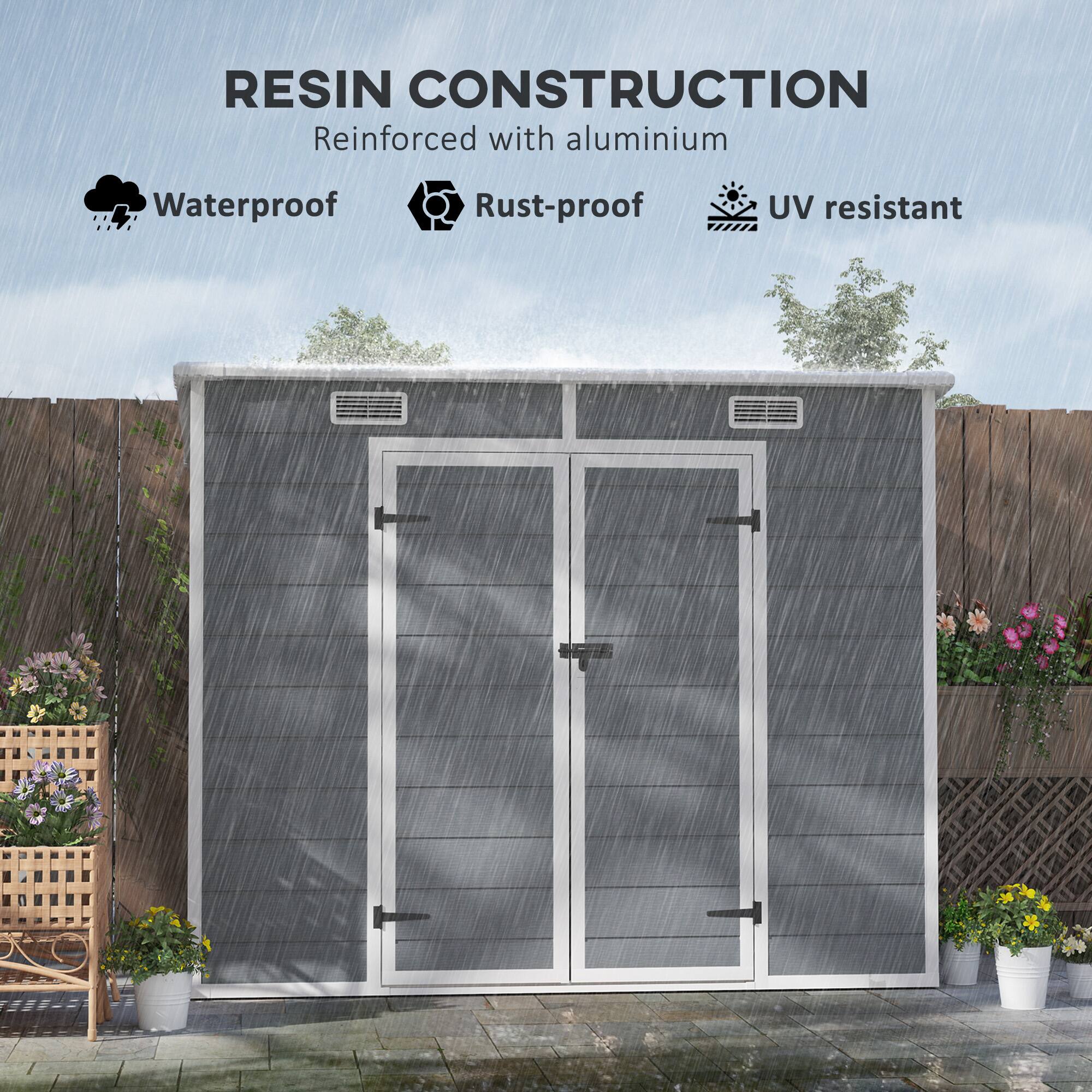 RESIN CONSTRUCTION
Reinforced with aluminium
Waterproof
Rust-proof
UV resistant