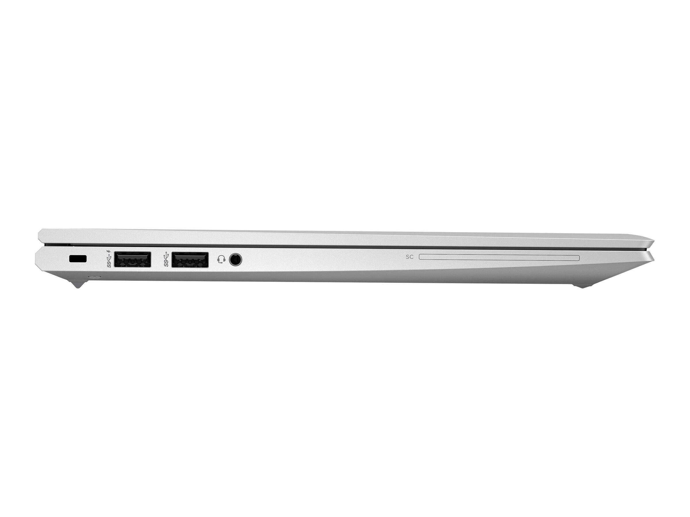 Alt View 6. HP - EliteBook 840 G8 14" FHD Intel Core i7-1185G7 3.0 GHz up to 4.8 GHz 16GB 256GB SSD Windows 11 Pro Laptop - Silver.