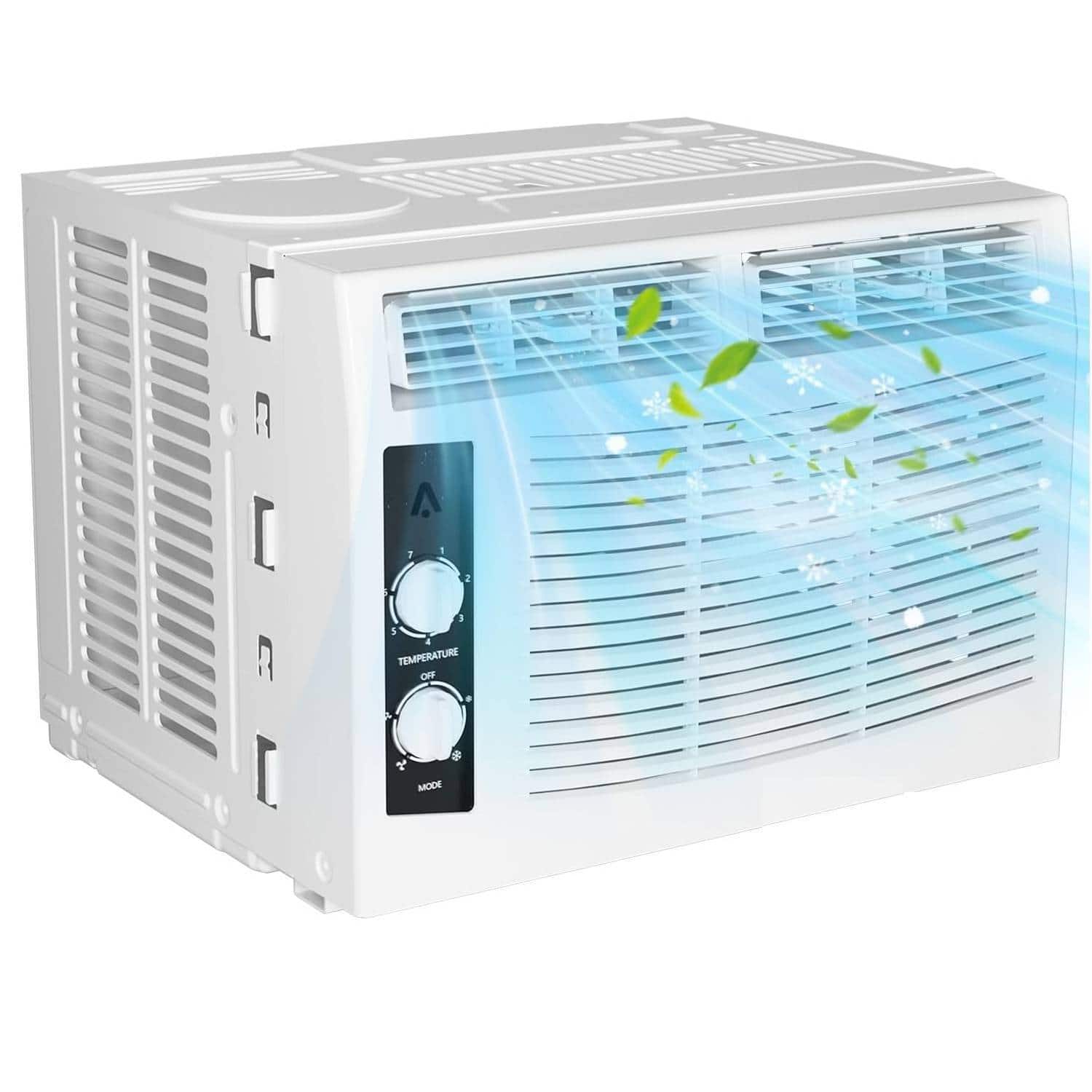 Acekool - 5000 BTUs Window Air Conditioner for Home and Office Use - White