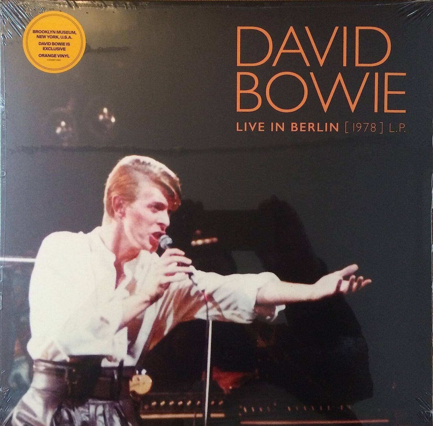 DAVID BOWIE  
LIVE IN BERLIN [1978] L.P.

BROOKLYN MUSEUM, NEW YORK, U.S.A.  
DAVID BOWIE IS EXCLUSIVE ORANGE VINYL
