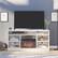 Angle. Ameriwood Home - Hendrix 55" TV Stand with Electric Fireplace - Ivory Oak.
