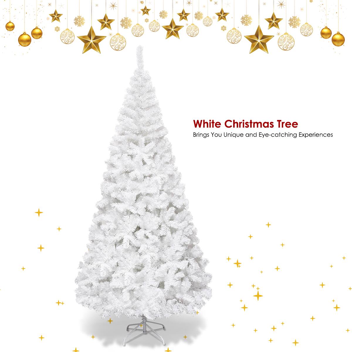 White Christmas Tree Brings You Unique and Eye-catching Experiences