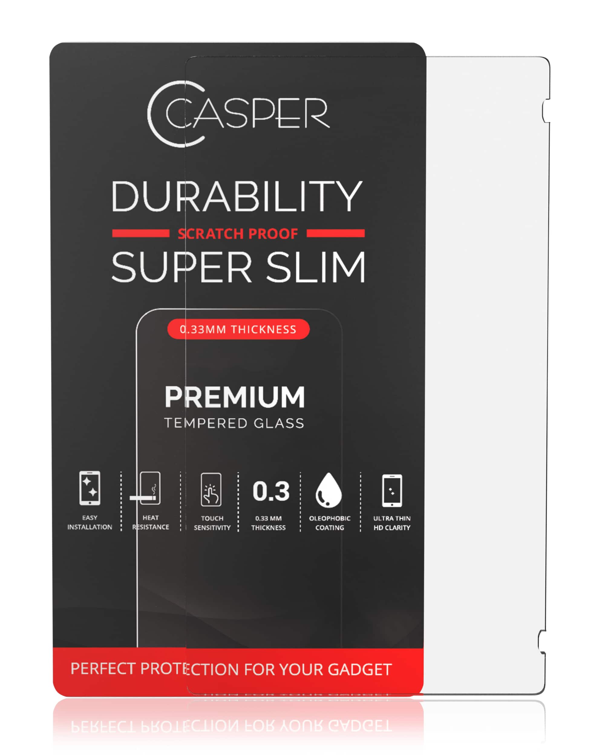 Casper - Tempered Glass Screen Protector Compatible For Nintendo Switch OLED - Clear