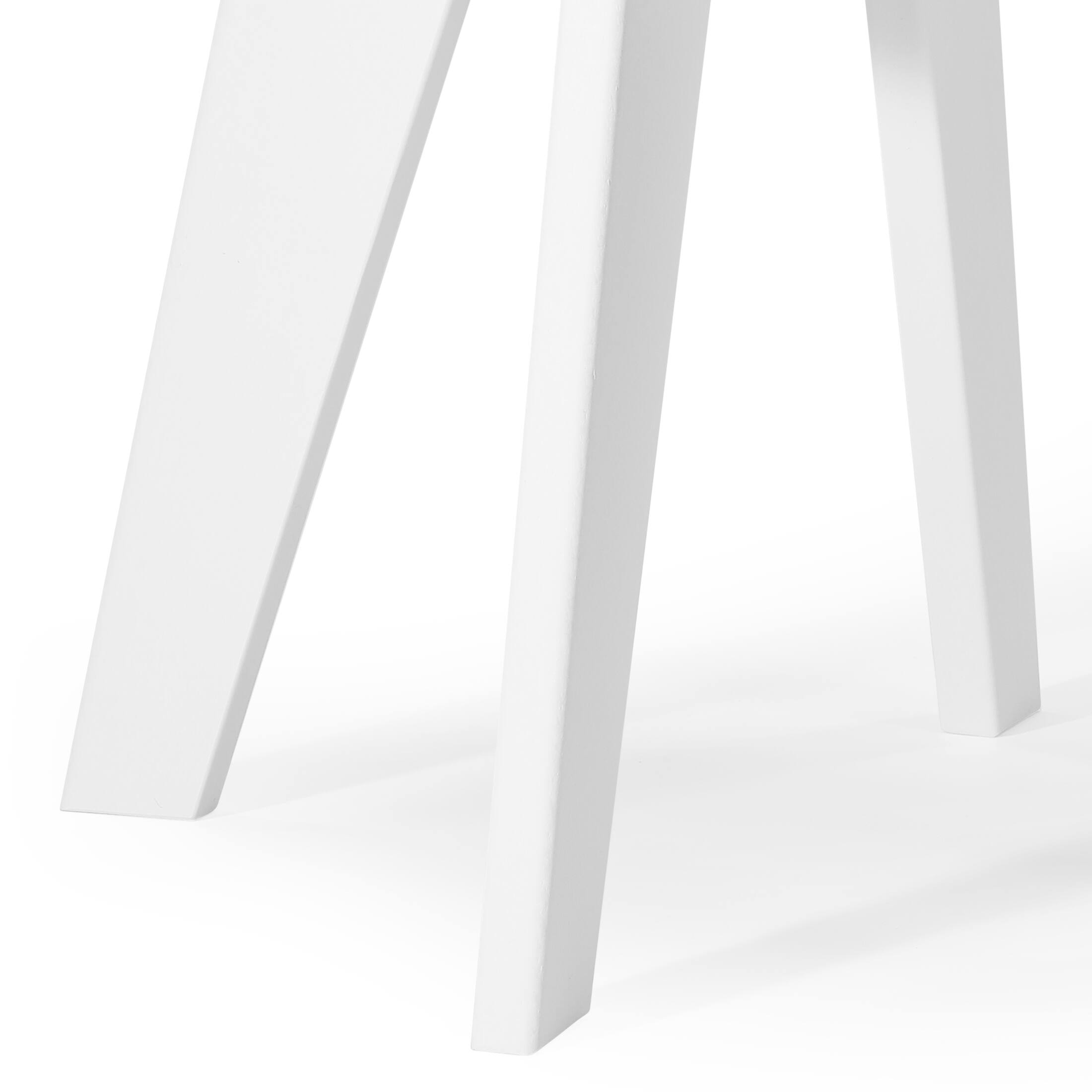 Alt View 2. WestinTrends - WestinTrends Pacifica HDPE Plastic Outdoor Round Adirondack Patio Side Table - White/Gray.