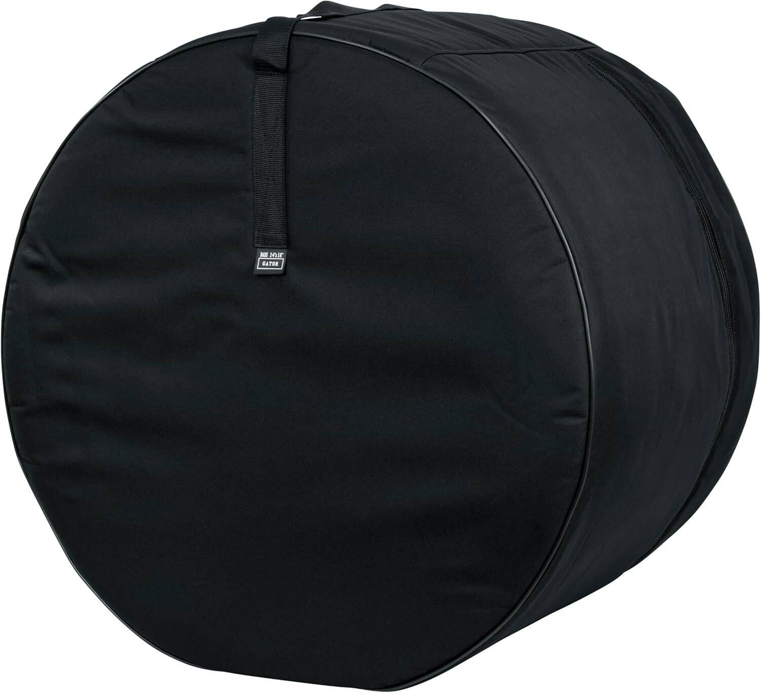 Alt View 1. Gator - 24-Inch x 18-Inch Padded Bass Drum Bag with 10mm Interior Cushioning, Durable Nylon Exterior, and Carrying Straps.