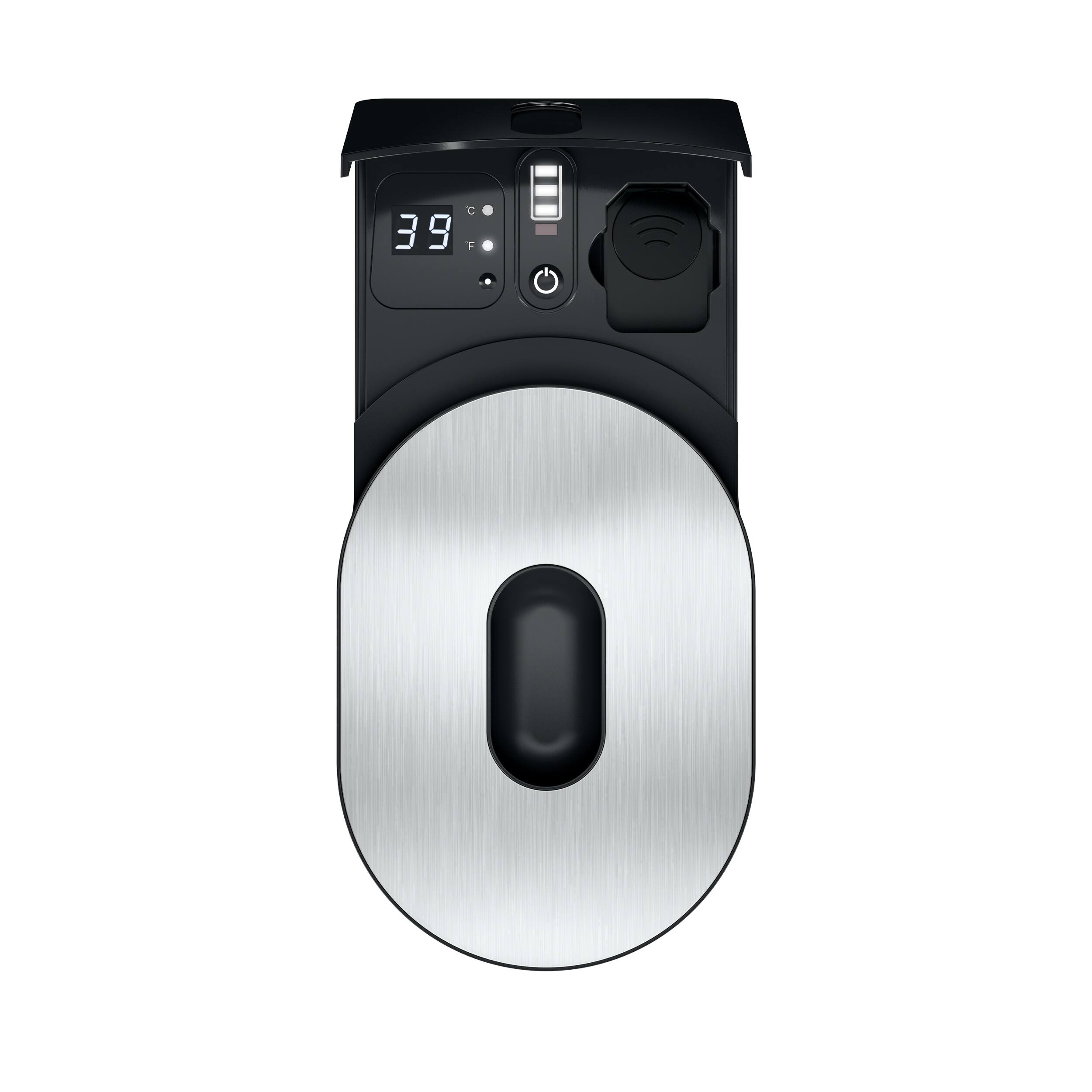 Alt View 2. JURA - Cool Control 0.6L(20 oz) Milk Cooler - Black.