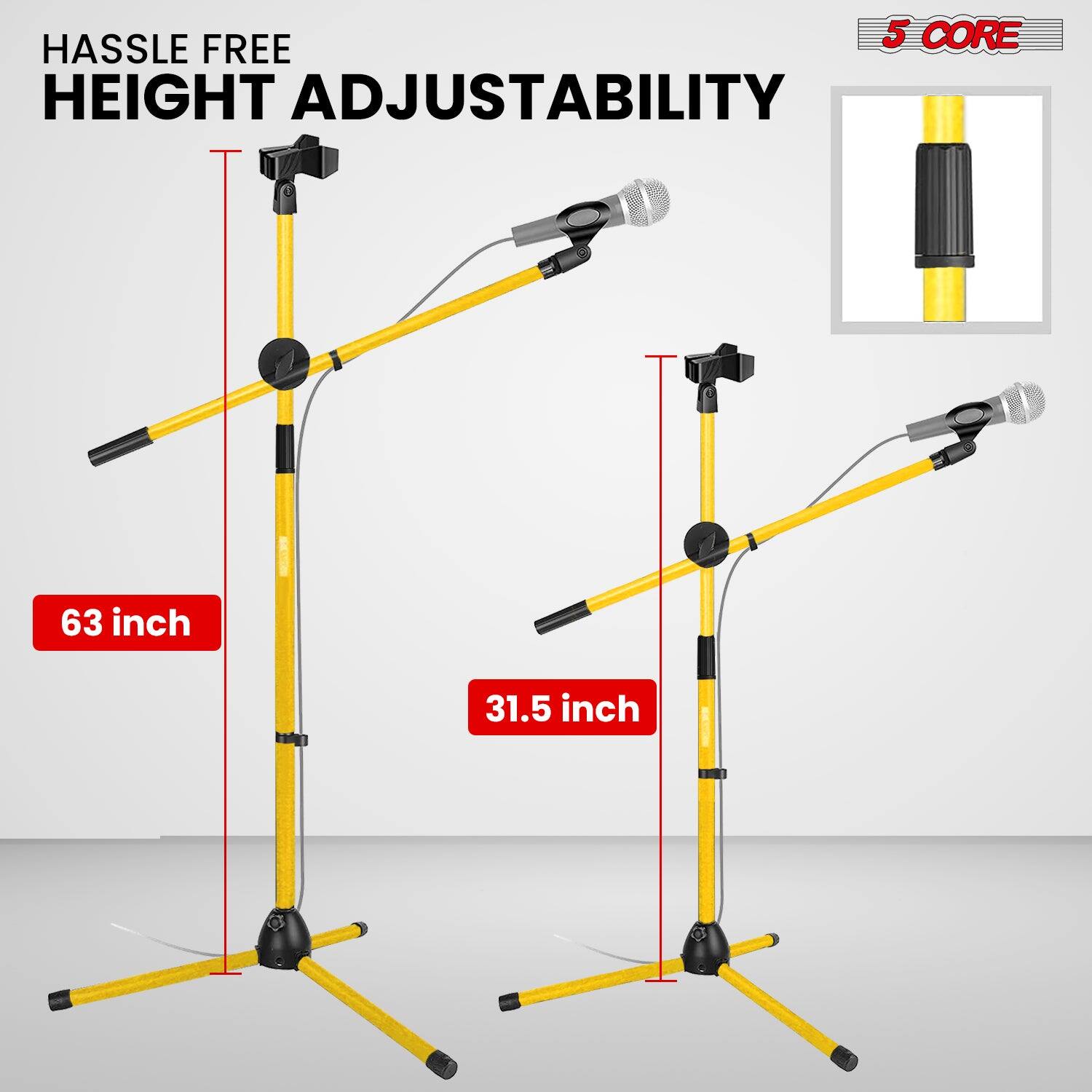 5 CORE, HASSLE FREE HEIGHT ADJUSTABILITY, 63 inch, 31.5 inch
