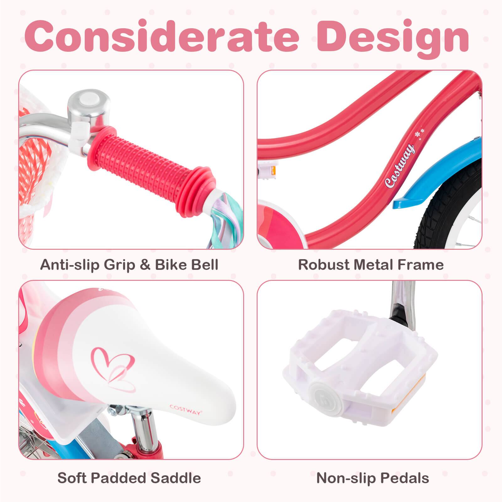 Considerate Design

- Anti-slip Grip & Bike Bell
- Robust Metal Frame
- Soft Padded Saddle
- Non-slip Pedals
