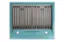 Alt View 12. Unique Appliances - Classic Retro 24" 500 CFM Ducted Under Cabinet Range Hood with LED Lighting - Ocean Mist Turquoise.