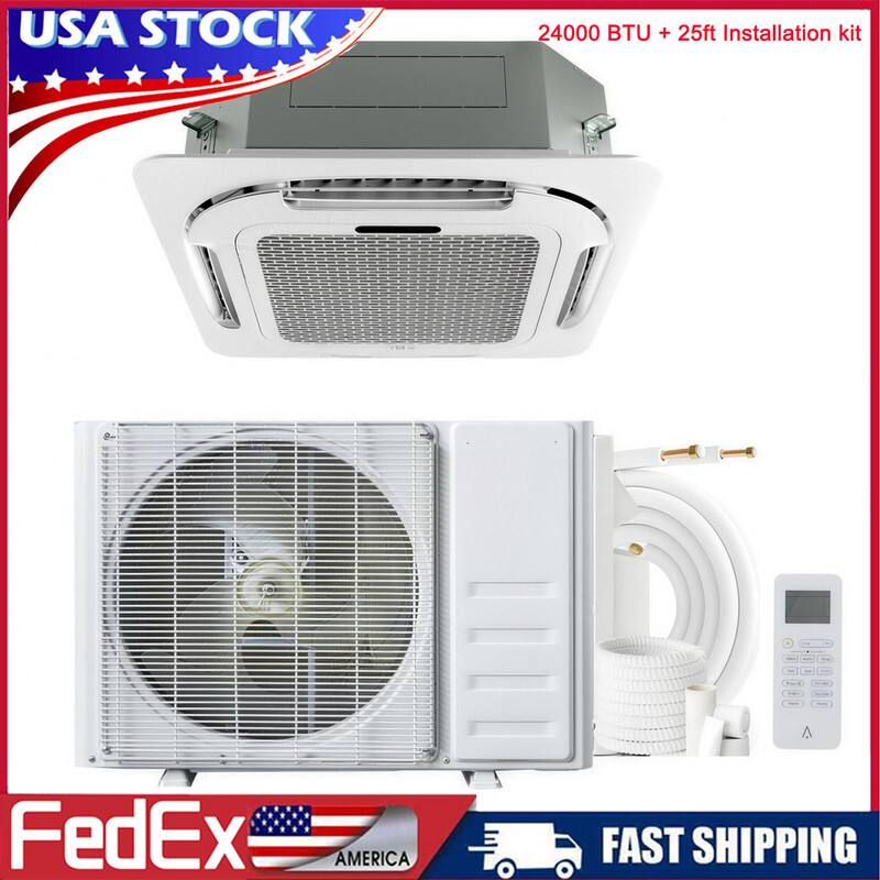 USA STOCK  
24000 BTU + 25ft Installation kit  

FedEx AMERICA  
FAST SHIPPING