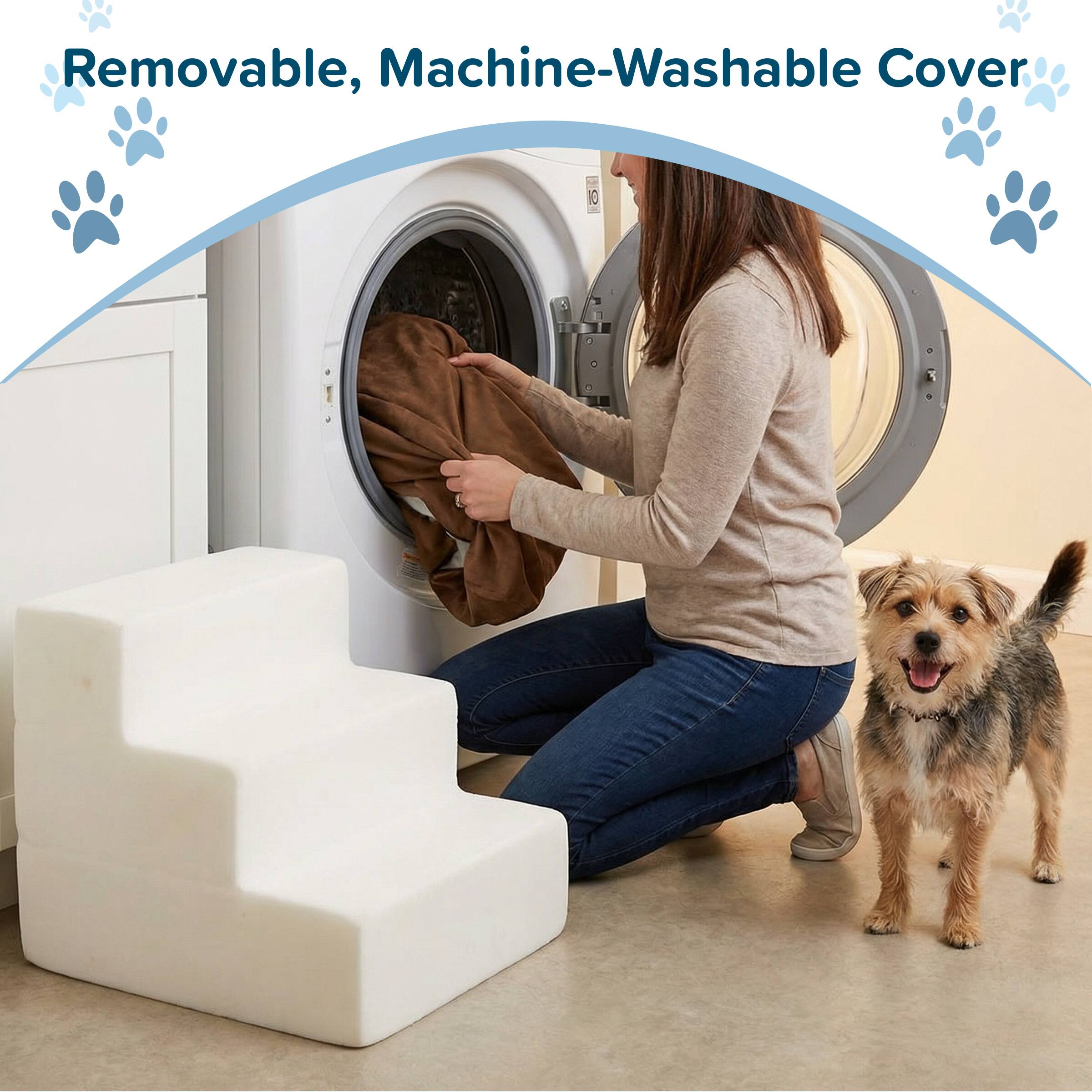 Removable, Machine-Washable Cover