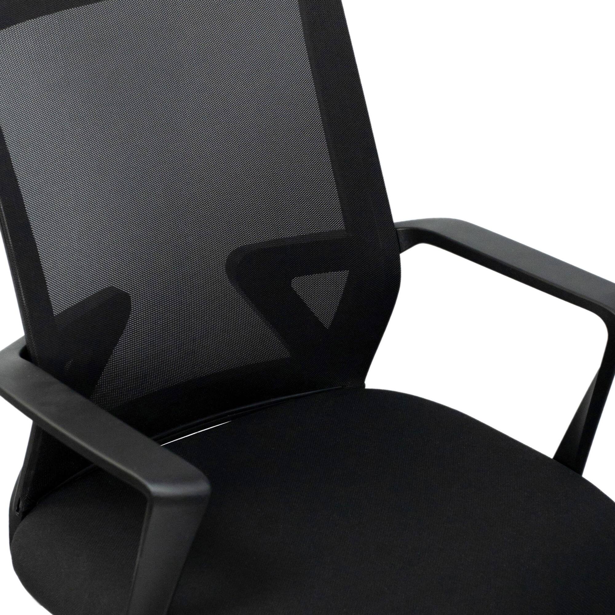 Alt View 1. GOODSILO - Ergonomic Mesh Office Chair with Adjustable Height and Tilt for Comfortable Home or Office Use - Black.