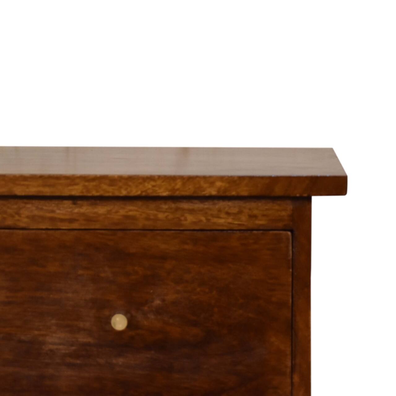 Alt View 1. Artisan Furniture - Artisan Furniture Solid Wood Chestnut Nightstand, 2 Drawers, Brown - Chestnut.