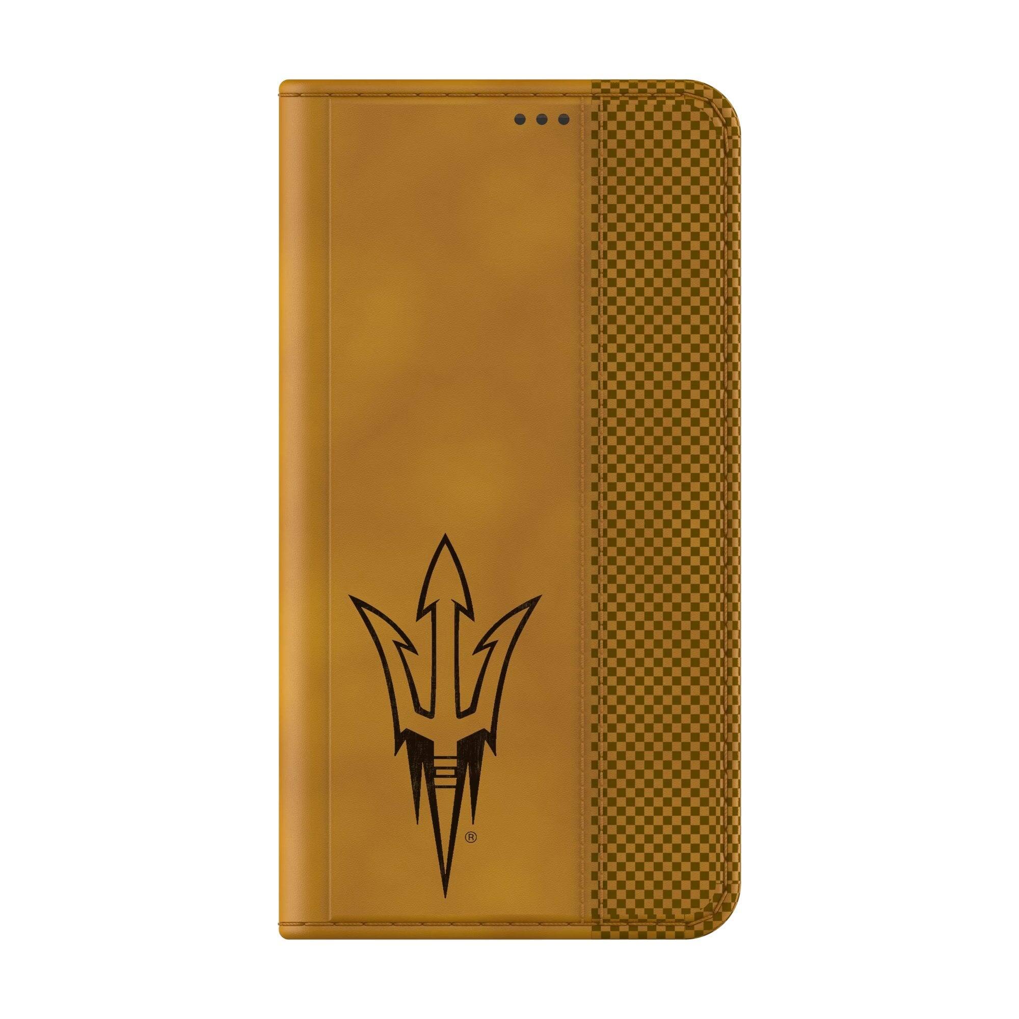 Alt View 1. Keyscaper - Arizona State Sun Devils Galaxy Burn Design Folio Case - S20 - Multicolor.