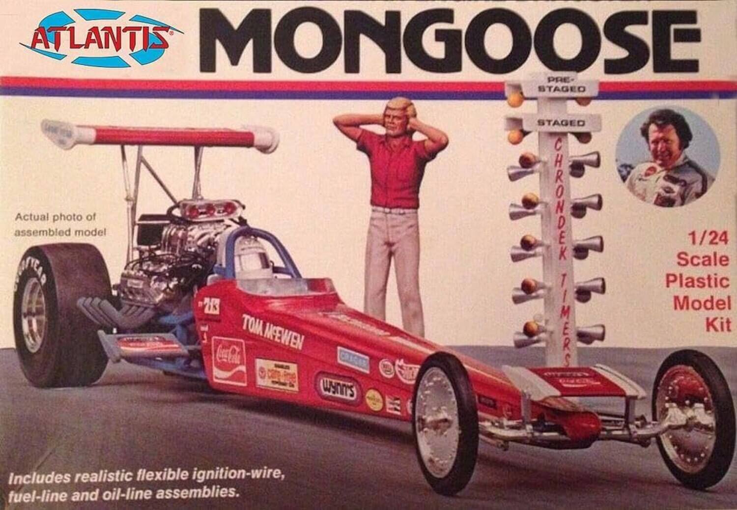 ATLANTIS MONGOOSE PRE-STAGED STAGED assembled Actual photo model of CHRONDEK 1/24 Scale SPECITICS Plastic 213 Model Coca-Cola TOM MEWEN TOM TIMERS Kit WYNN'S

Includes realistic flexible ignition-wire, fuel-line and oil-line assemblies.