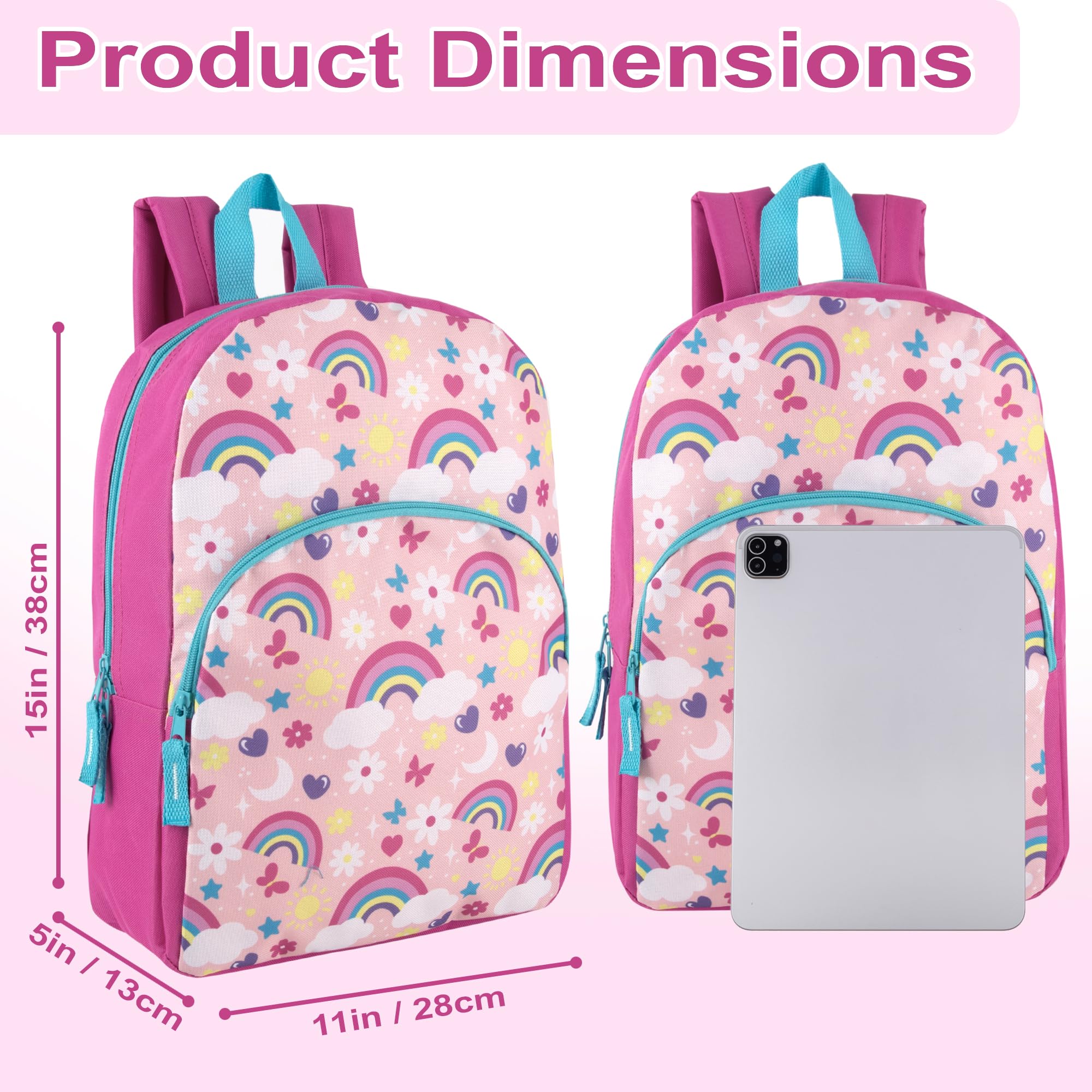 Pacoar Cade 15 Inch Backpacks For & | Elementary School With Adjustable ...