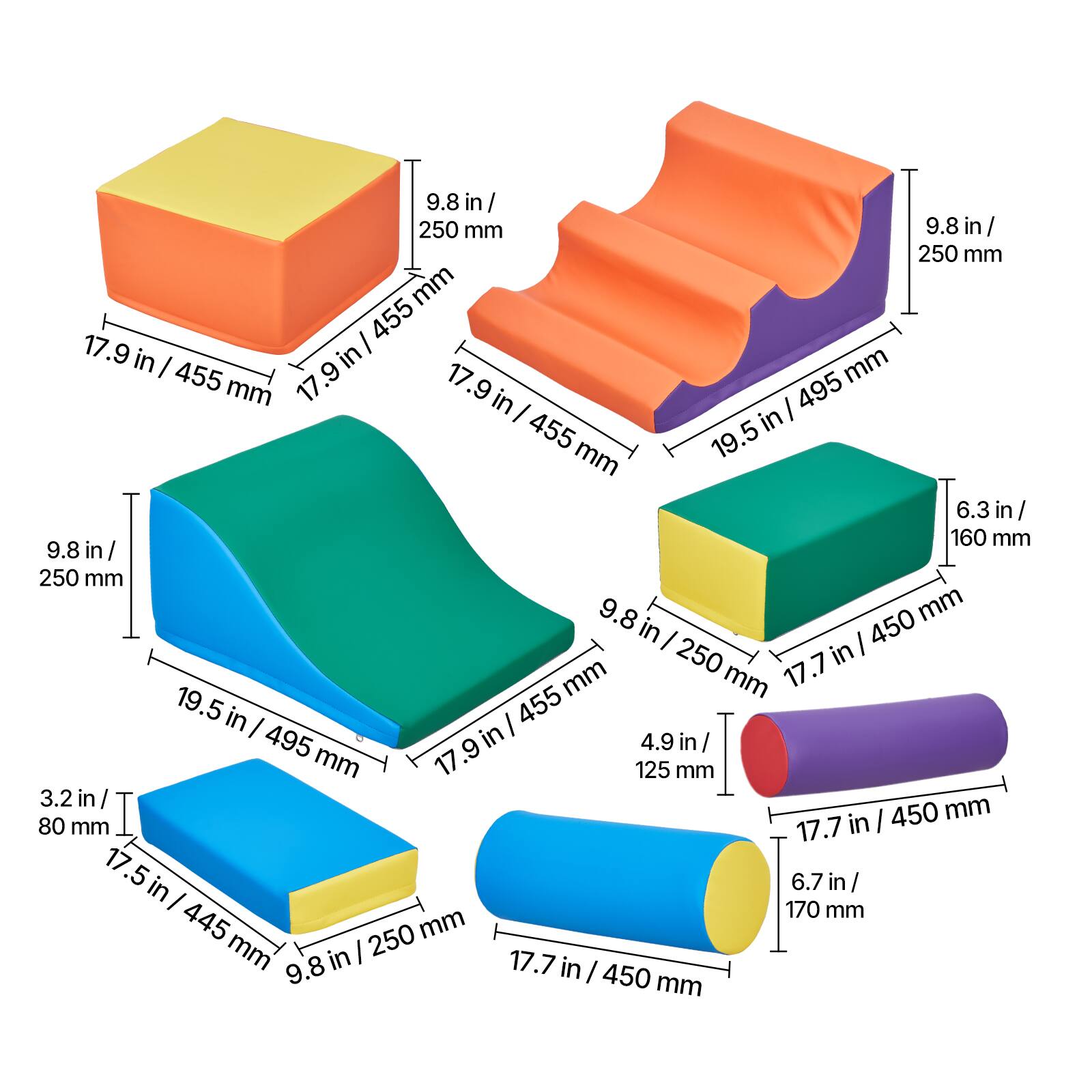 - 9.8 in / 250 mm
- 17.9 in / 455 mm
- 17.9 in / 455 mm
- 19.5 in / 495 mm
- 9.8 in / 250 mm
- 17.9 in / 455 mm
- 19.5 in / 495 mm
- 9.8 in / 250 mm
- 17.7 in / 450 mm
- 6.3 in / 160 mm
- 4.9 in / 125 mm
- 3.2 in / 80 mm
- 17.5 in / 445 mm
- 9.8 in / 250 mm
- 17.7 in / 450 mm
- 6.7 in / 170 mm
- 17.7 in / 450 mm