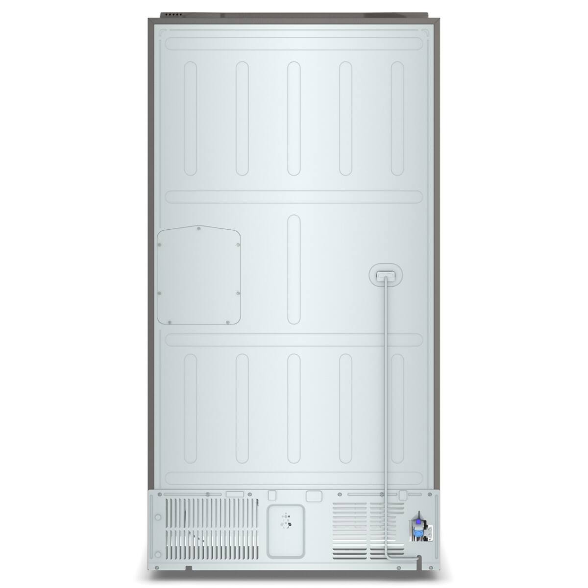 Alt View 9. Whirlpool - Whirlpool - 19.1 Cu. Ft. Counter Depth 4 Door Refrigerator with Ice Maker in Door - Stainless Steel - Fingerprint Resistant Stainless Steel.