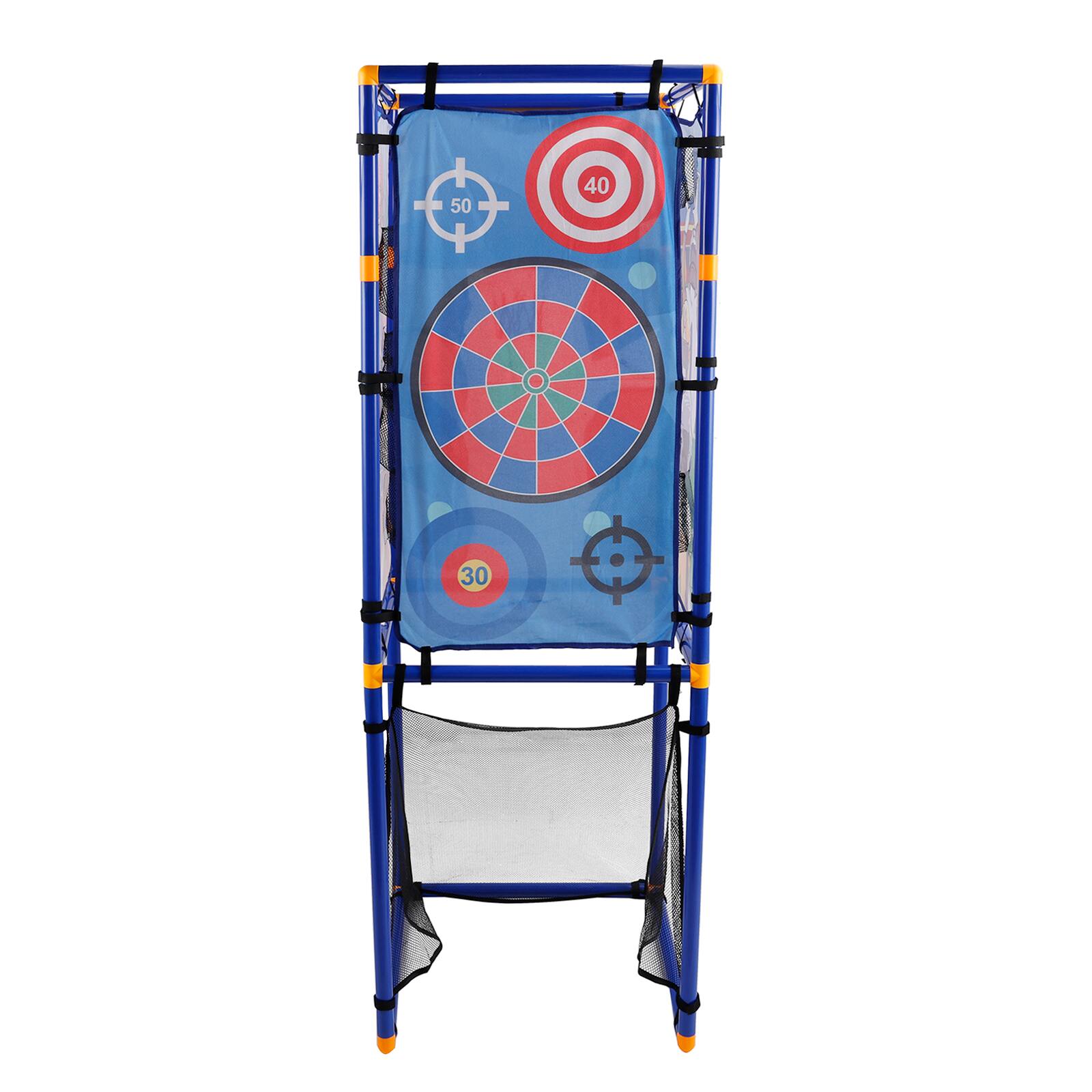Alt View 5. Topteng - 5-in-1 Multi-Sport Toss Game Set -Football, Baseball, Basketball, Rugby & Fly Ball with 15+ Accessories for Kids Ages 3+.
