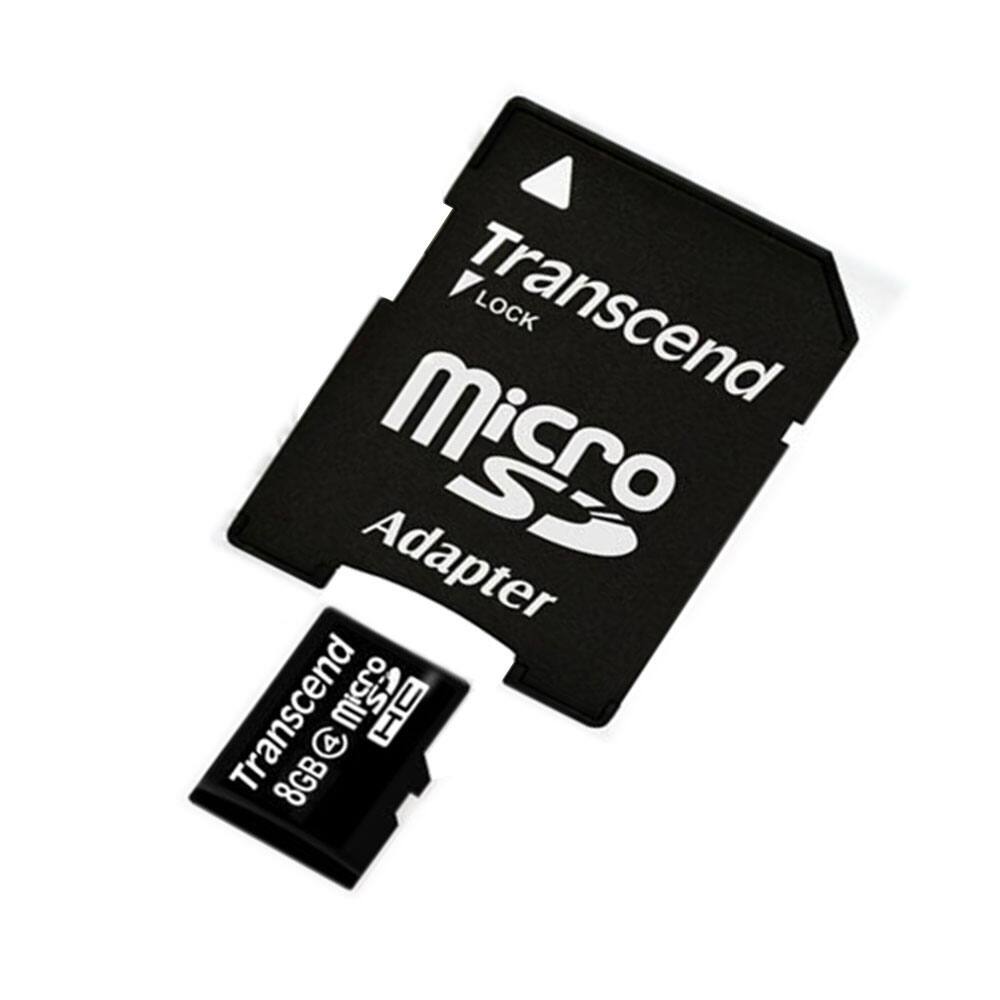 Transcend LOCK Adapter  
MicroSD  
Transcend 8GB