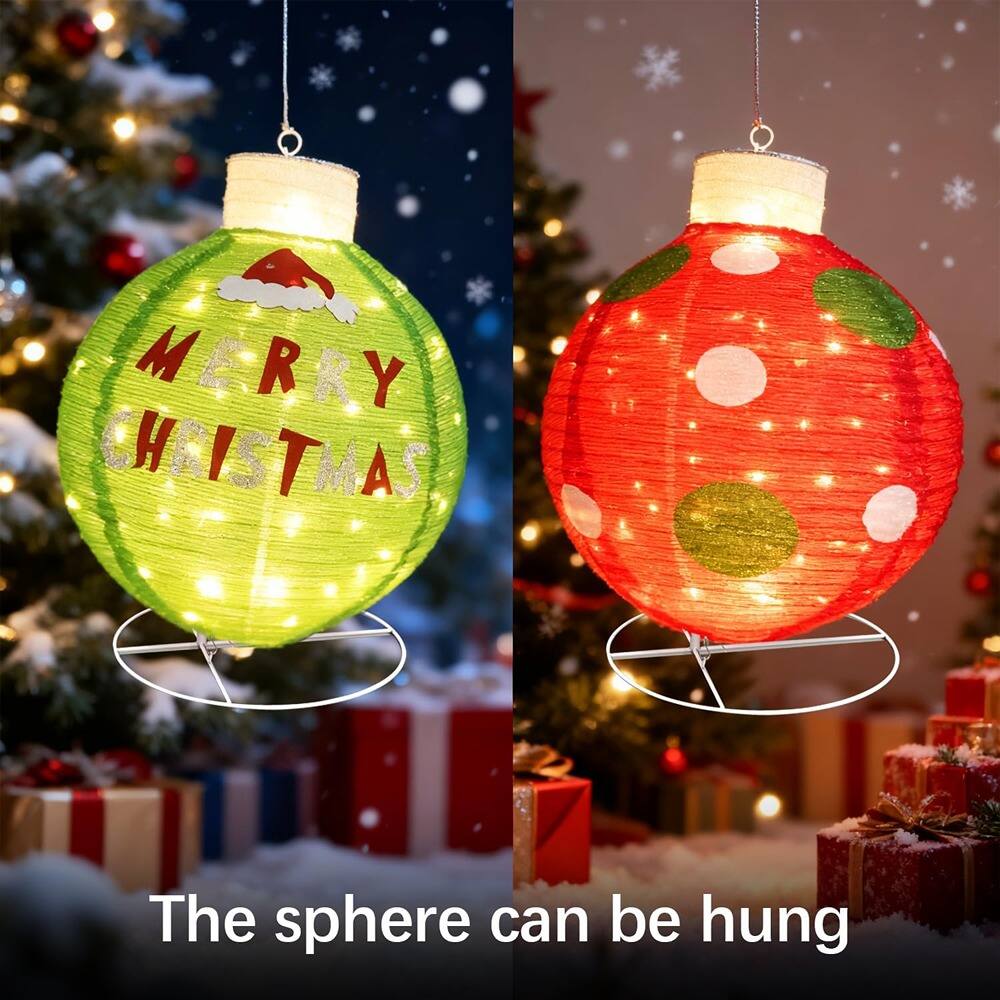 MERRY CHRISTMAS

The sphere can be hung