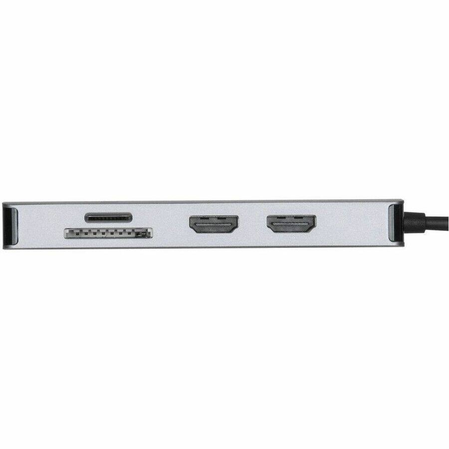 Alt View 4. Targus - Targus USB-C Dual HDMI 4K Docking Station with 100W PD Pass-Thru - for Monitor, Notebook - Memory Card Reader - SD.