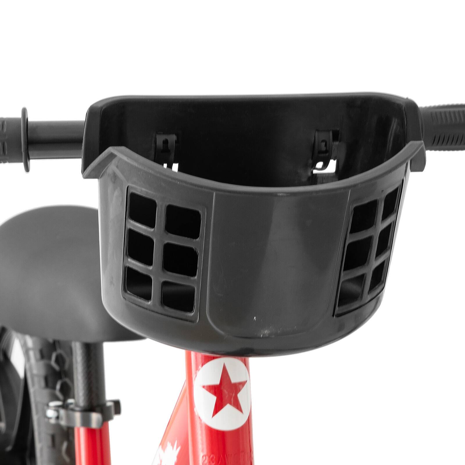 Alt View 7. JOYSTAR - JOYSTAR Roadster 14" Kids Balance Bike for Boys Girls Ages 4-6, Toddler Balance Bikes with Footrest & Basket, Red - Red.