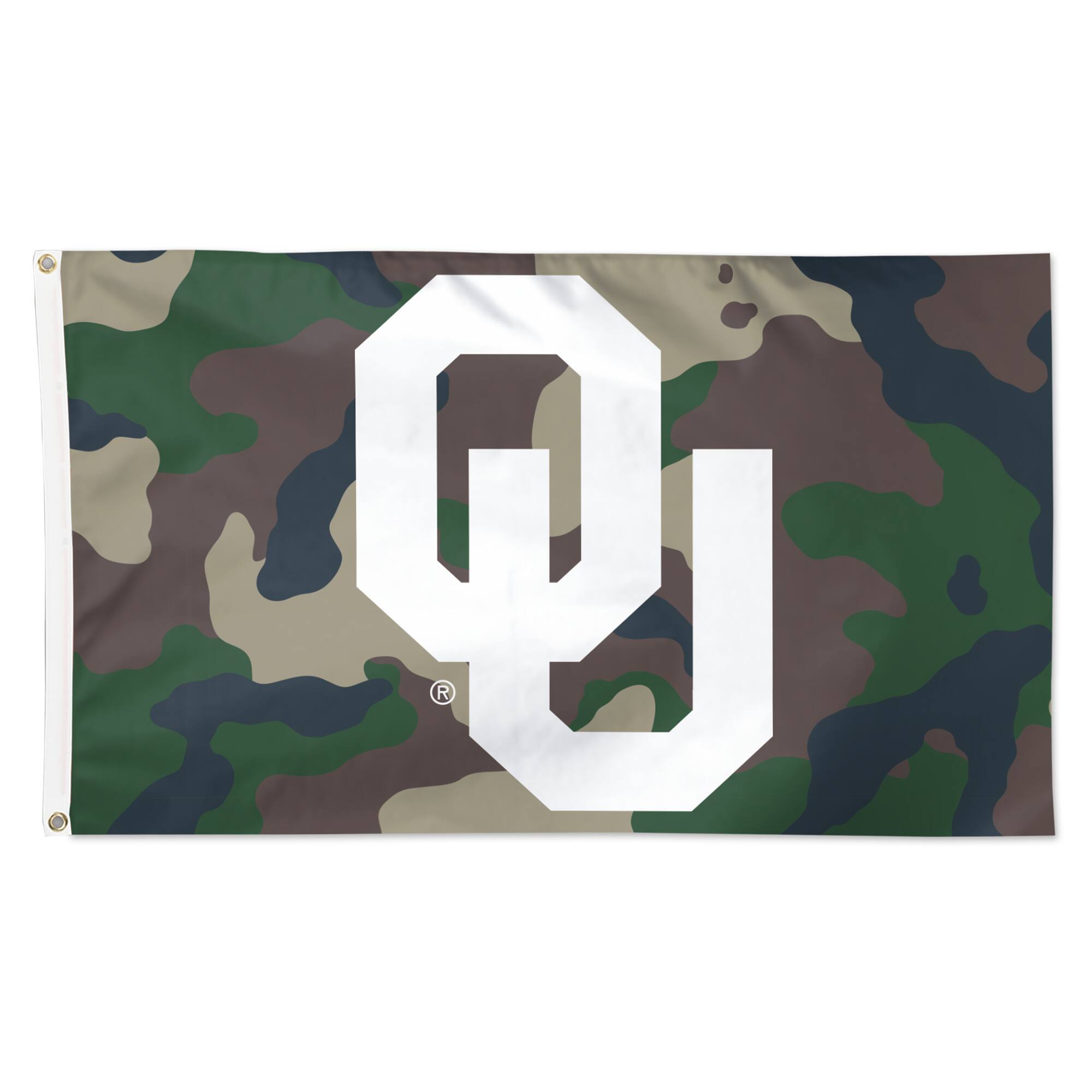 WinCraft - Oklahoma Sooners 3' x 5' Single-Sided Deluxe Flag - Camo