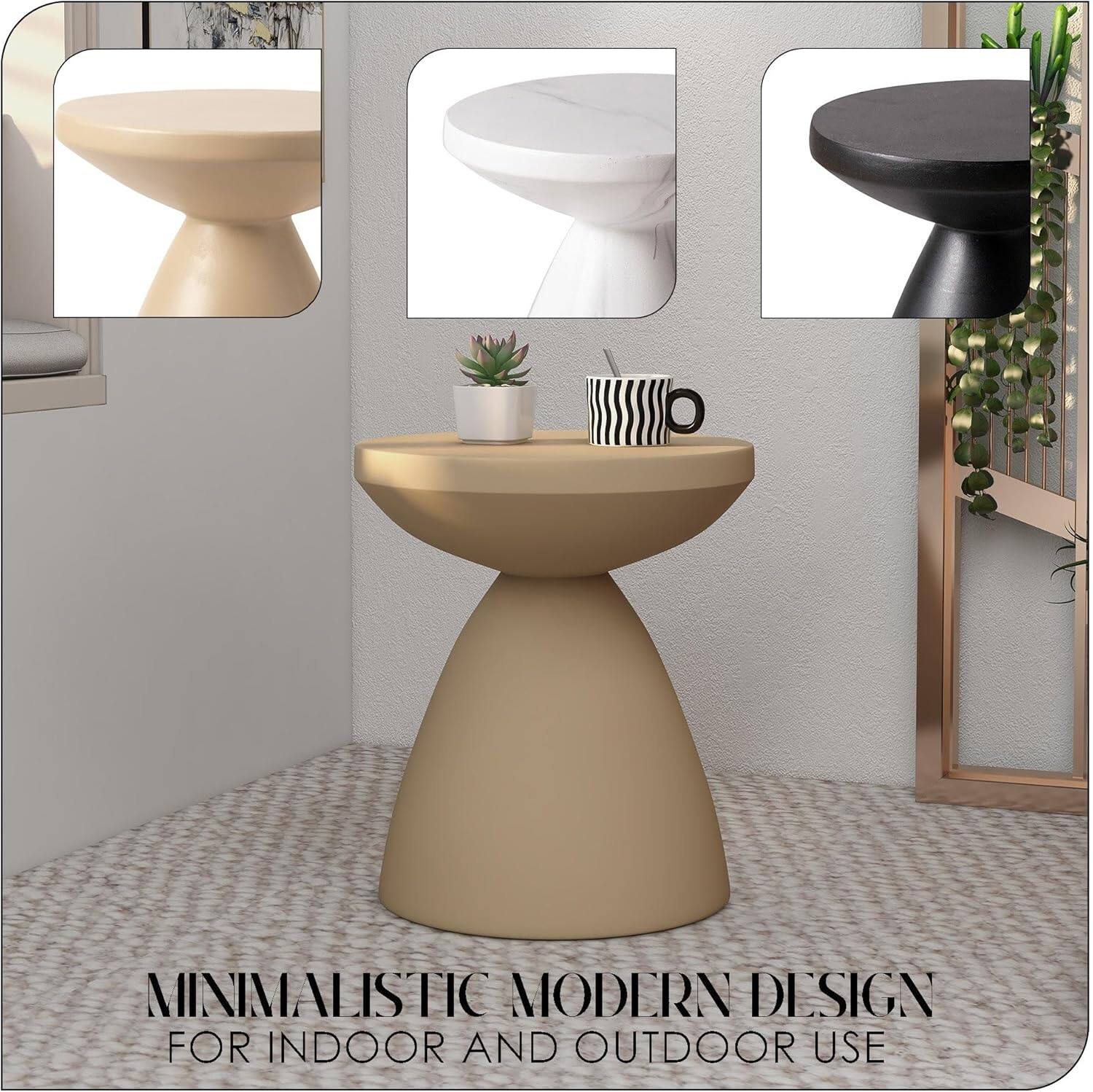 MINIMALISTIC MODERN DESIGN FOR INDOOR AND OUTDOOR USE