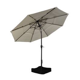 Boyel Living - Aluminum Patio Market Umbrella Double or Triple Vent with Tilt - Beige